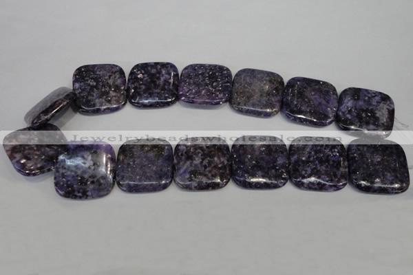 CKU50 15.5 inches 30*30mm square purple kunzite beads wholesale