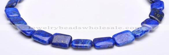 CLA06 Blue 13*18mm rectangle dyed lapis lazuli gemstone beads