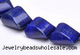 CLA30 14*18mm deep blue dyed lapis lazuli gemstone beads