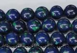 CLA403 15.5 inches 10mm round synthetic lapis lazuli beads