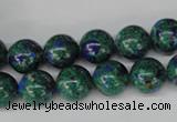 CLA481 15.5 inches 10mm round synthetic lapis lazuli beads