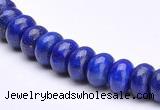 CLA50 5*8mm roundel deep blue dyed lapis lazuli beads Wholesale