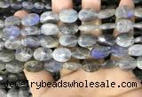 CLB1042 15.5 inches 10*14mm faceted oval labradorite beads wholesale