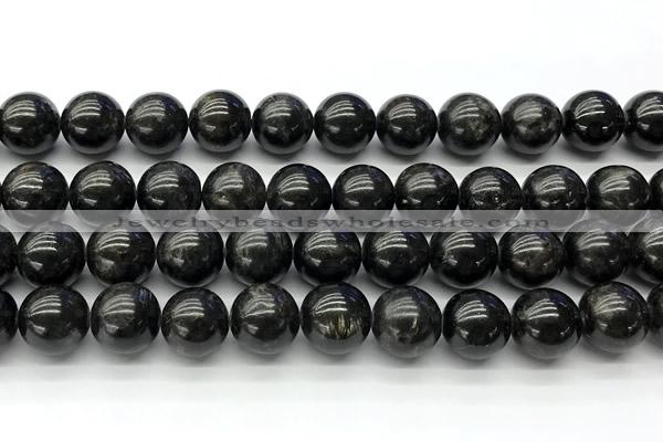 CLB1169 15 inches 12mm round hornblende beads