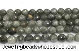 CLB1251 15 inches 10mm faceted round labradorite beads wholesale