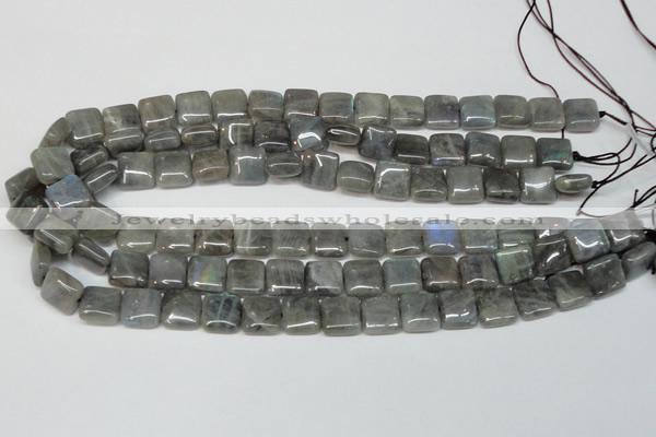 CLB162 15.5 inches 10*10mm square labradorite gemstone beads