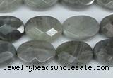 CLB188 15.5 inches 13*18mm faceted oval labradorite beads