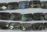 CLB196 15.5 inches 10*14mm faceted rectangle labradorite beads