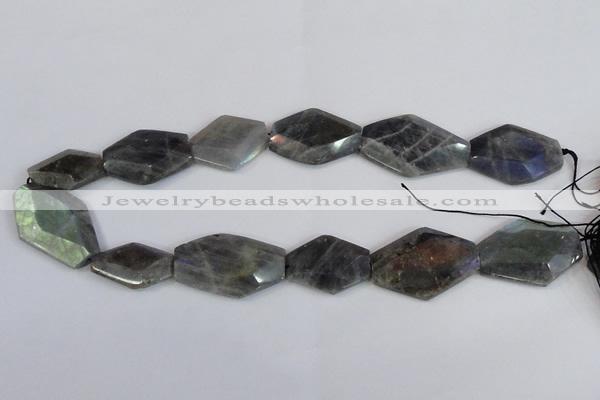 CLB220 15.5 inches 18*25mm - 25*35mm freeform labradorite beads