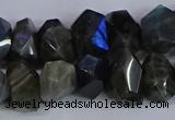 CLB232 15.5 inches 10*14mm - 13*18mm faceted nuggets labradorite beads