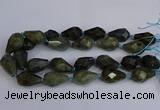 CLB234 15.5 inches 18*25mm - 18*30mm faceted teardrop labradorite beads