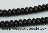 CLB301 15.5 inches 5*8mm rondelle black labradorite gemstone beads