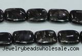 CLB309 15.5 inches 10*14mm rectangle black labradorite gemstone beads