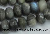 CLB33 15.5 inches 11*16mm faceted rondelle labradorite gemstone beads