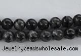 CLB351 15.5 inches 6mm round black labradorite beads wholesale