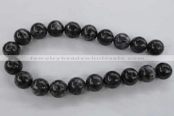 CLB355 15.5 inches 14mm round black labradorite beads wholesale