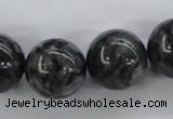 CLB357 15.5 inches 18mm round black labradorite beads wholesale