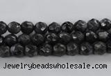 CLB361 15.5 inches 8mm faceted round black labradorite beads wholesale