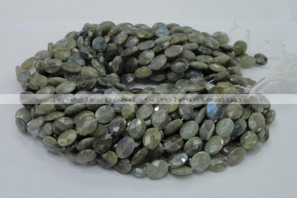 CLB42 15.5 inches 12*16mm faceted oval labradorite gemstone beads