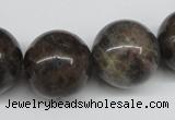 CLB438 15.5 inches 20mm round grey labradorite beads wholesale