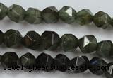 CLB451 15 inches 6mm faceted nuggets labradorite gemstone beads