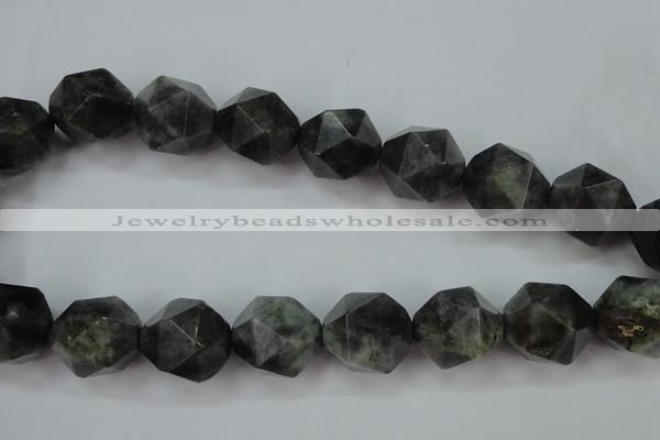 CLB458 15 inches 20mm faceted nuggets labradorite gemstone beads