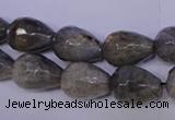 CLB504 15.5 inches 12*16mm faceted teardrop labradorite beads