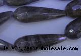 CLB507 15.5 inches 10*30mm faceted teardrop labradorite beads