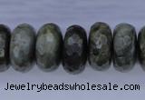 CLB58 15.5 inches 10*20mm faceted rondelle labradorite beads