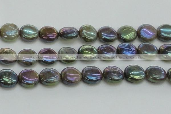 CLB639 15.5 inches 18mm flat round AB-color labradorite beads