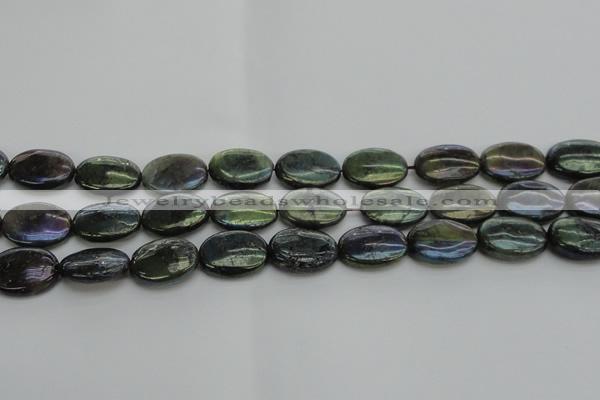 CLB651 15.5 inches 15*20mm oval AB-color labradorite beads