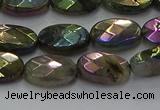 CLB658 15.5 inches 10*14mm faceted oval AB-color labradorite beads