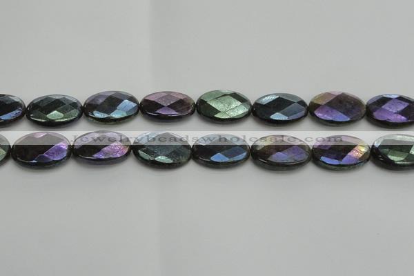 CLB660 15.5 inches 13*18mm faceted oval AB-color labradorite beads