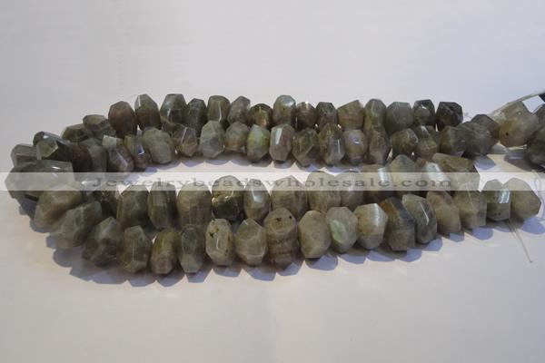 CLB700 15.5 inches 13*18mm - 14*20mm faceted nuggets labradorite beads