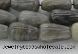 CLB725 15.5 inches 10*30mm teardrop labradorite gemstone beads