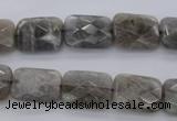 CLB748 15.5 inches 8*12mm faceted rectangle labradorite gemstone beads