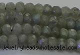 CLB771 15.5 inches 2.5*4mm faceted rondelle labradorite beads