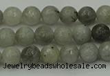 CLB860 15.5 inches 4mm faceted round AB grade labradorite beads