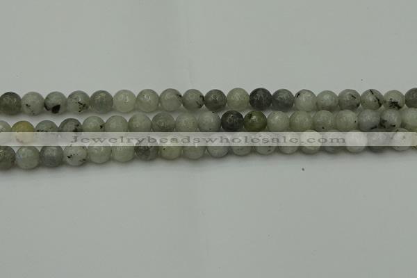 CLB862 15.5 inches 8mm faceted round AB grade labradorite beads