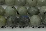 CLB863 15.5 inches 10mm faceted round AB grade labradorite beads