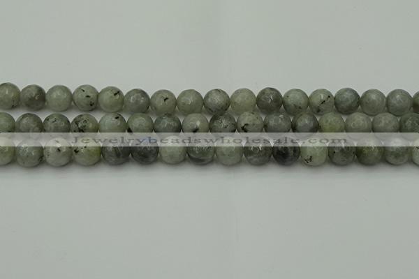 CLB863 15.5 inches 10mm faceted round AB grade labradorite beads