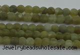 CLB870 15.5 inches 3mm round matte labradorite gemstone beads