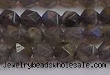 CLB973 15.5 inches 10mm faceted nuggets labradorite gemstone beads