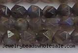 CLB974 15.5 inches 12mm faceted nuggets labradorite gemstone beads