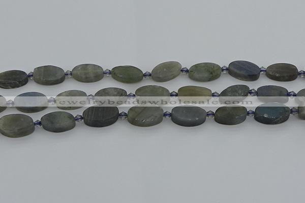 CLB976 15.5 inches 10*16mm oval labradorite gemstone beads