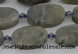 CLB977 15.5 inches 12*20mm oval labradorite gemstone beads