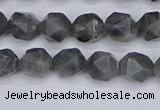 CLB986 15.5 inches 6mm faceted nuggets labradorite beads wholesale