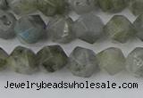 CLB993 15.5 inches 8mm faceted nuggets labradorite gemstone beads