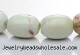 CLE01 15*20mm egg shape lemon turquoise stone beads wholesale