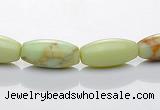 CLE05 16 inch 6*12mm lemon turquoise rice stone beads Wholesale